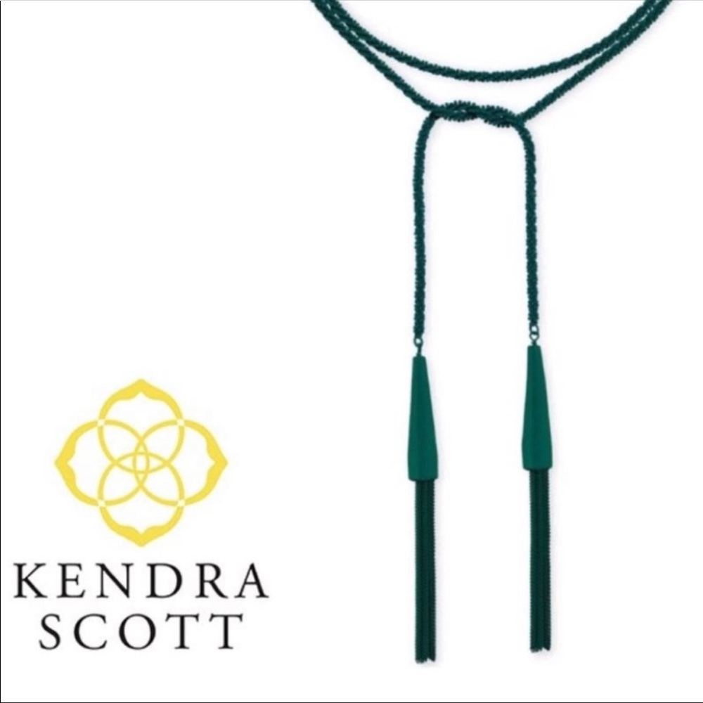 Kendra Scott Green tassel never used